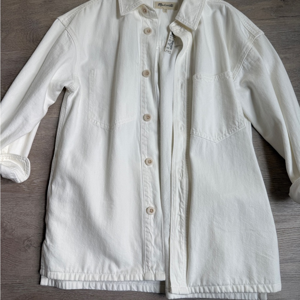 Madewell Off-White Jean Jacket